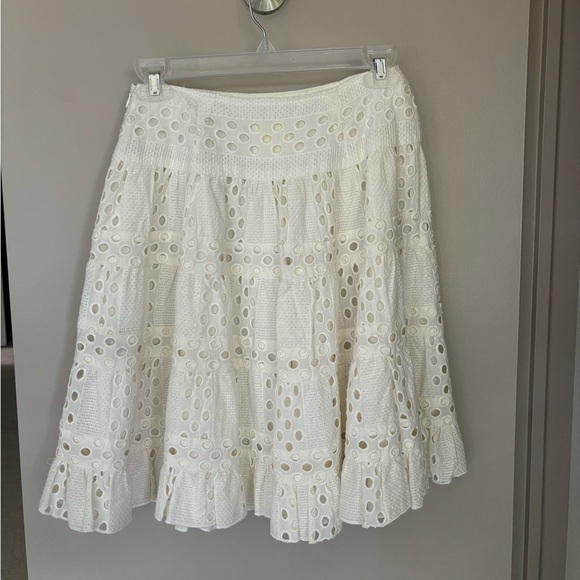 Anthropologie Anna Sui Eyelet Lace Skirt, Size XS - Picture 4 of 8